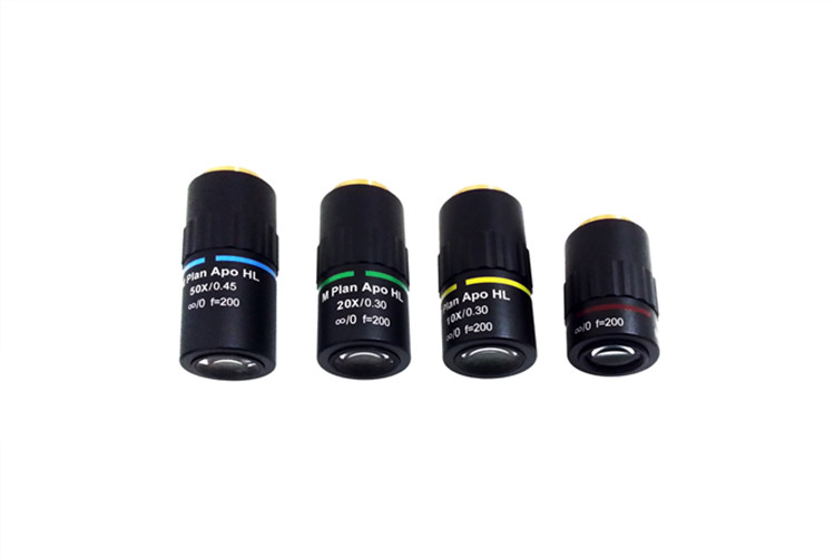 CXW大數值孔徑全復消色差95mm金相物鏡5X/10X/20X/50X/100X